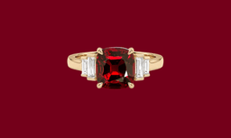 Bagues de fiançailles Spinelle Rouge