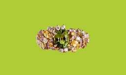 Bagues de fiançailles Tourmaline Verte