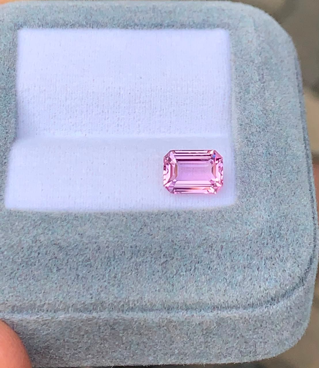 Pink Sapphire Rectangle 2.03ct — Madagascar