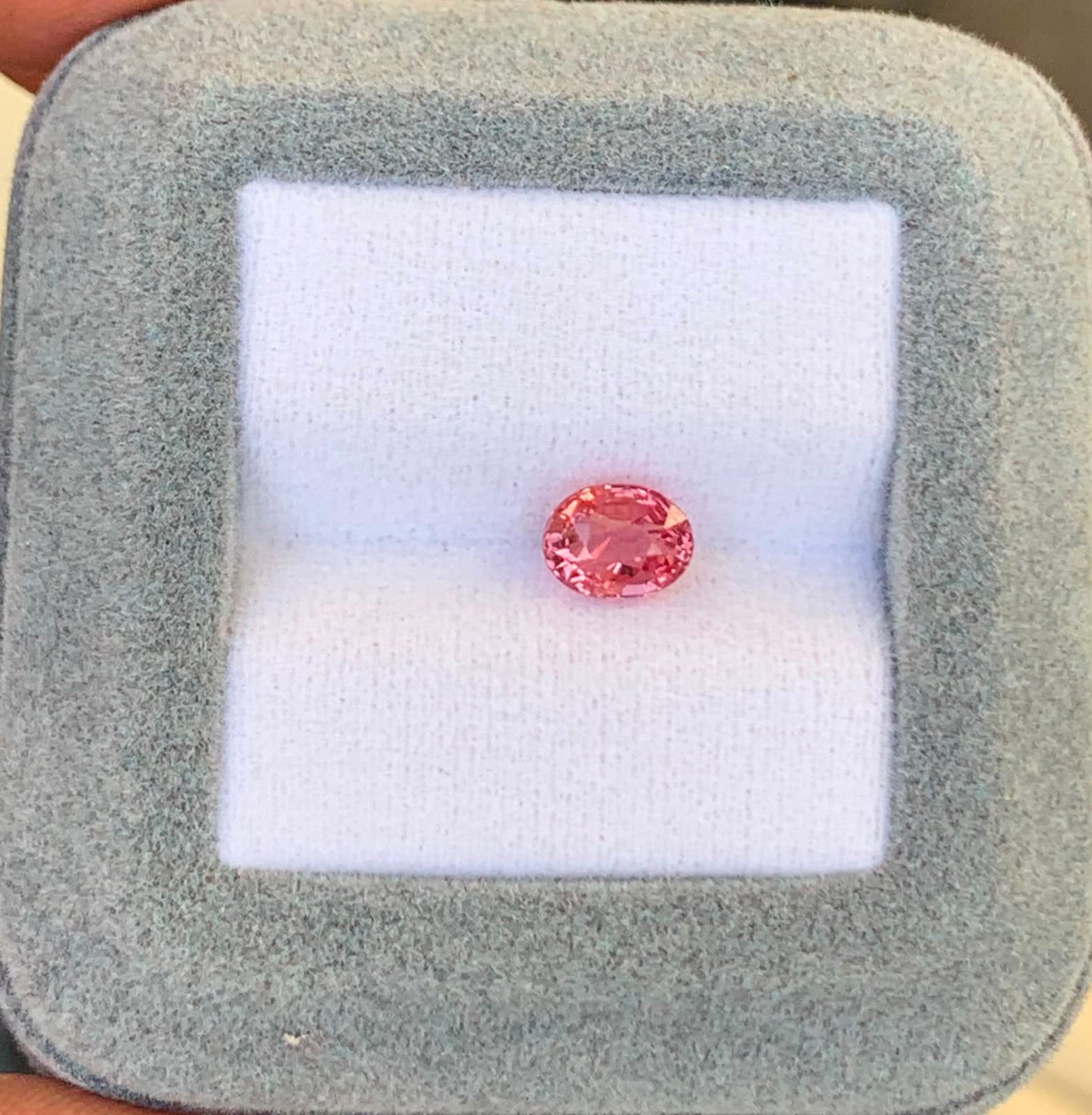 Padparadscha Sapphire Oval 1.50ct — Madagascar, Heated