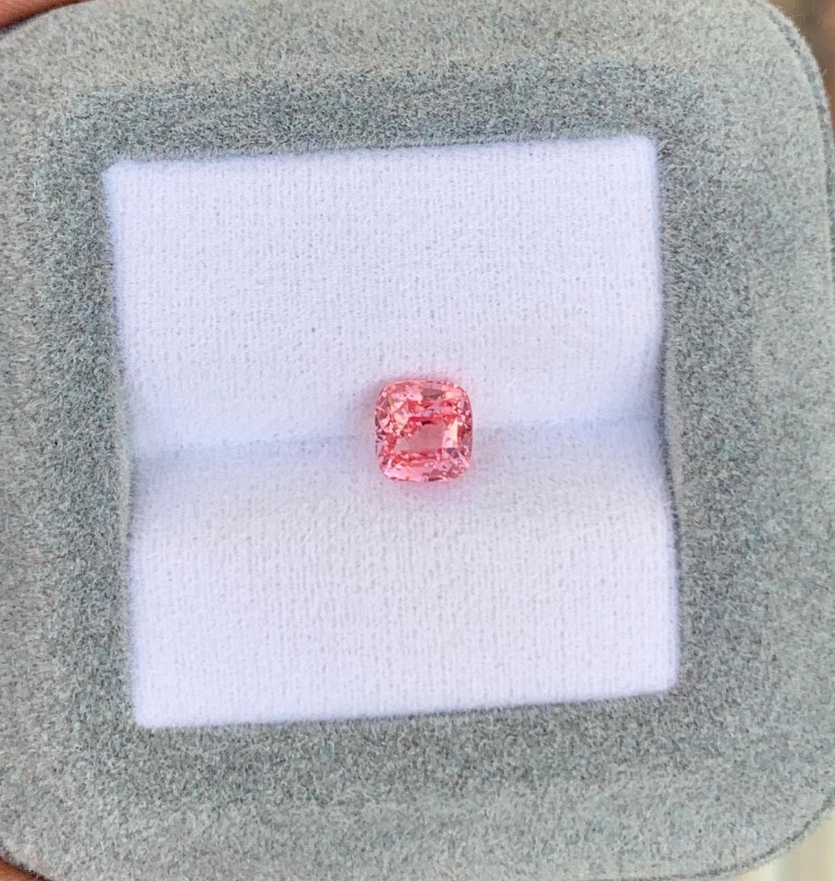 Saphir Padparadscha Coussin de 1,50ct