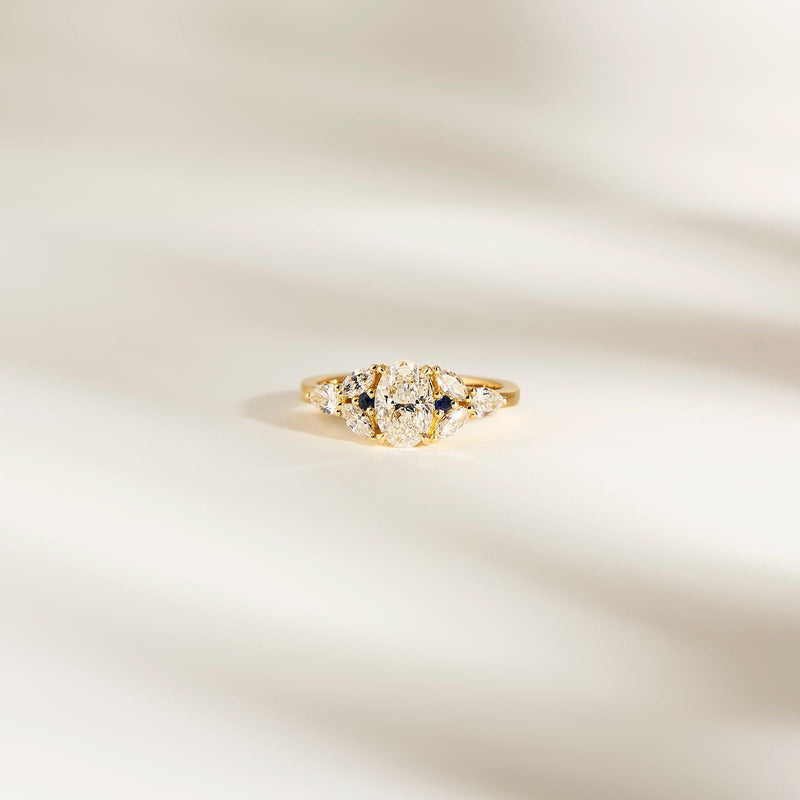 Bague de fiançailles avec diamants