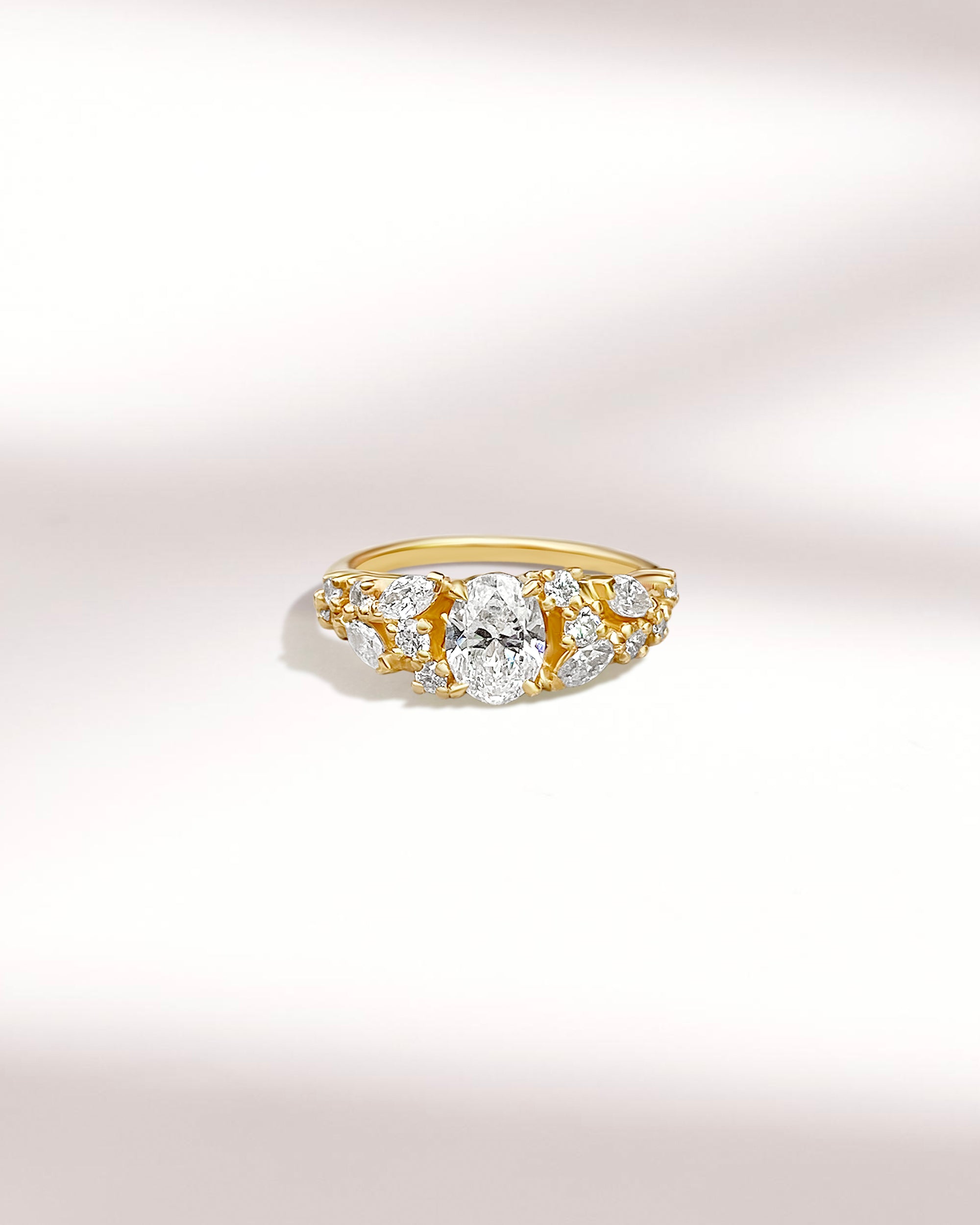 Bague de fiançailles avec diamants