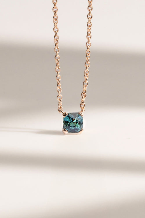 Pendentif avec Saphir Teal