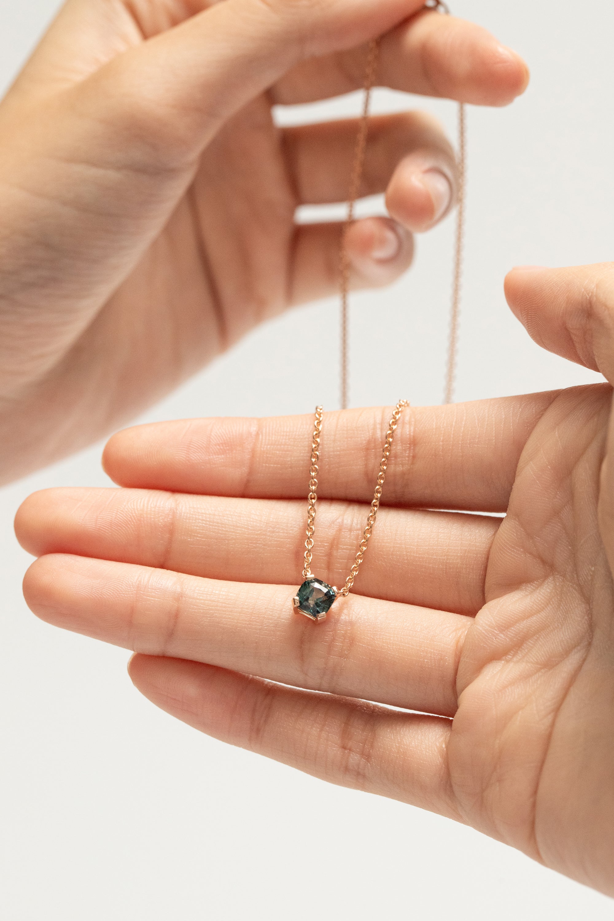 Pendentif avec Saphir Teal