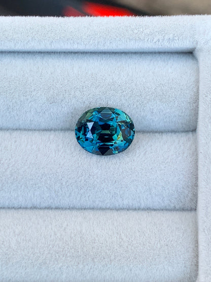 Saphir Teal • 4,15ct Bonnot Paris