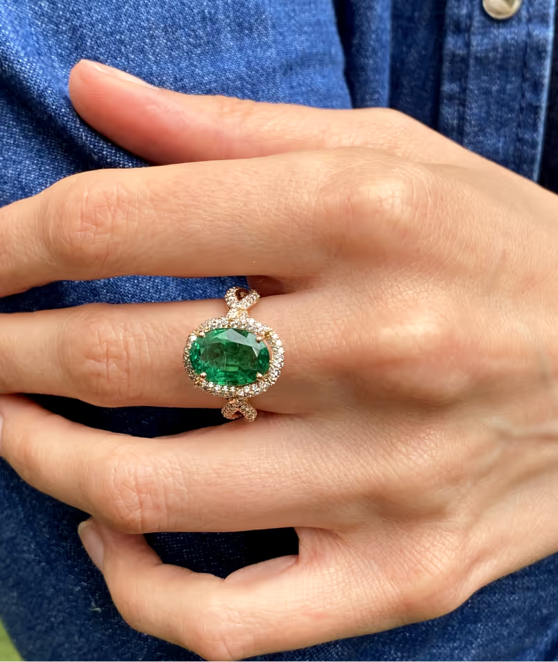 Bague Emeraude