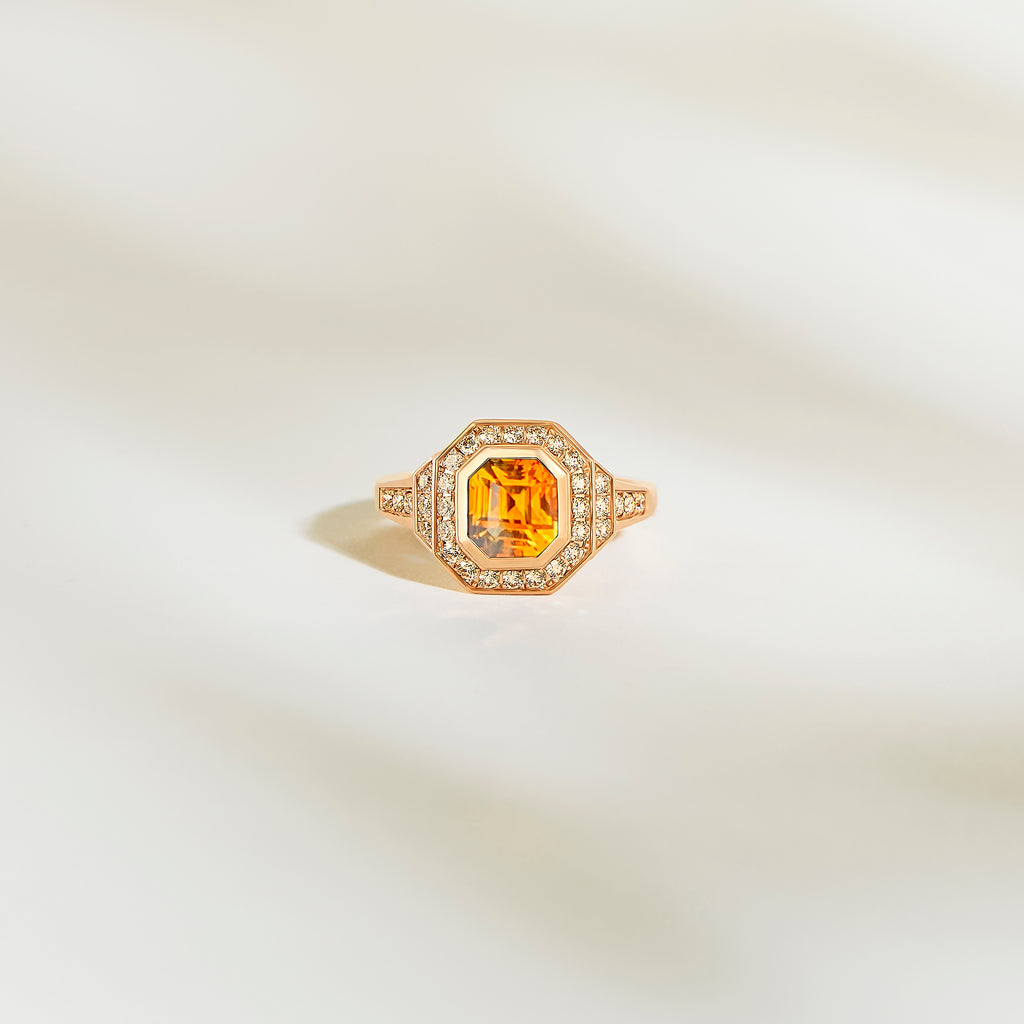 Bague Grenat Spessartite