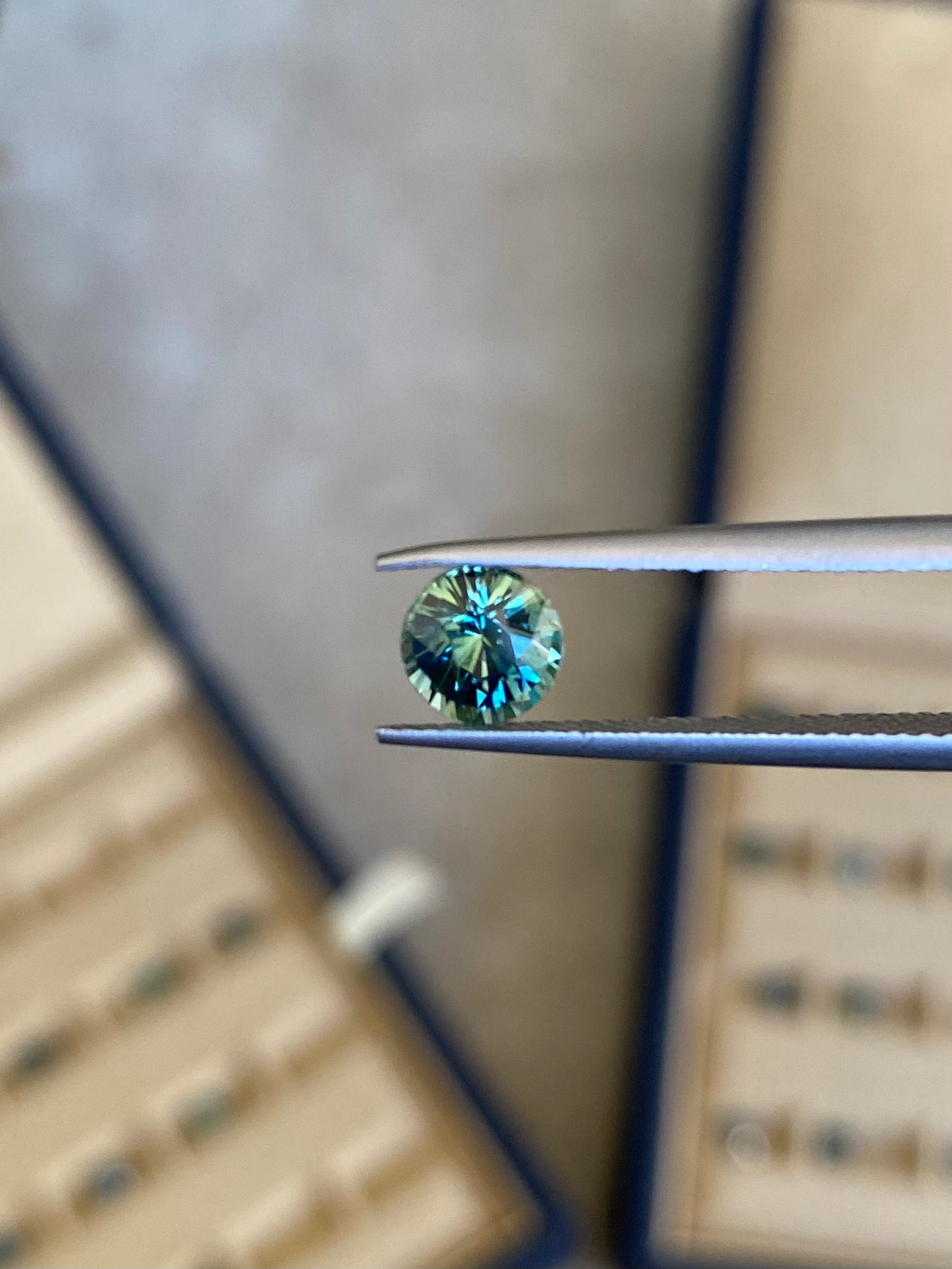 Saphir teal • 1,2ct