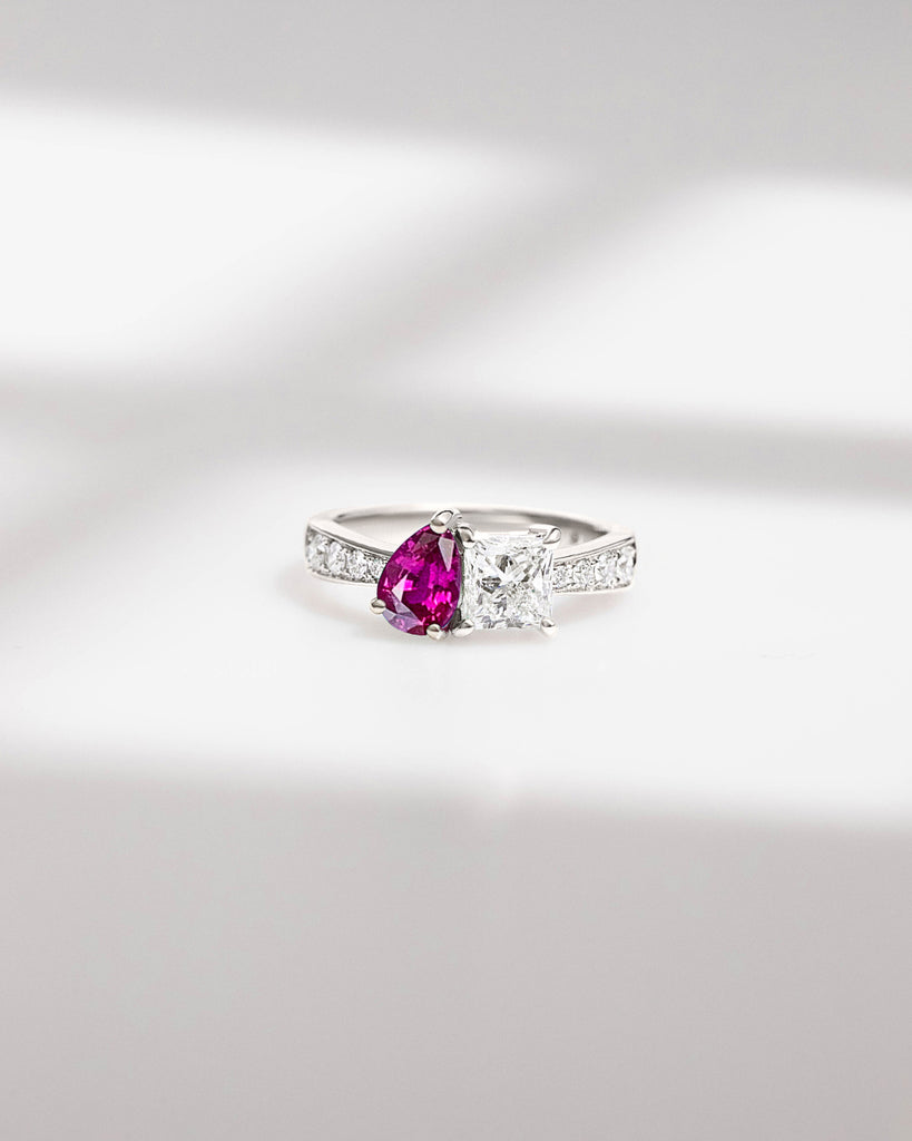 Bague Saphir violet