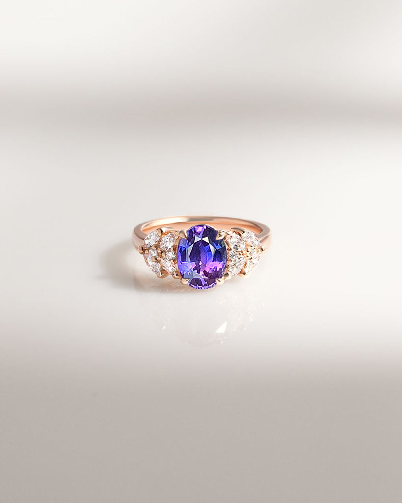 Bague Saphir Bicolore