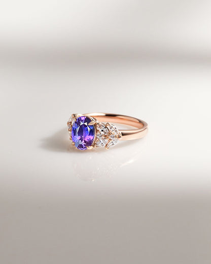 Bague Saphir Bicolore