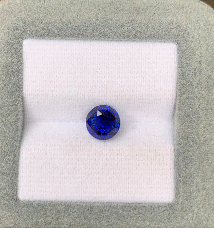 Royal Blue Sapphire Round 2,10ct