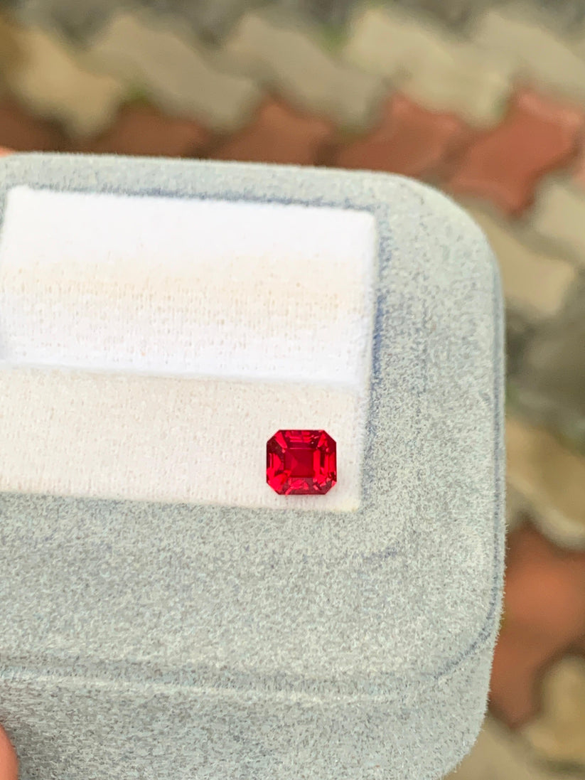 Rubis taille émeraude