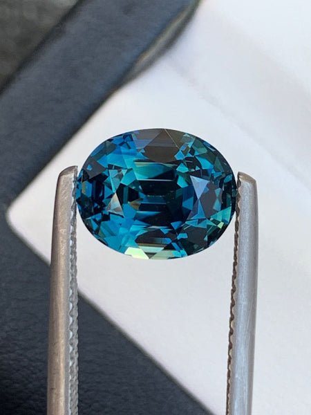 RARE !! SAPHIR VERT BLEU DE TANZANIE : 4.8 mm x 4 mm ★★ p482.232t RARE !! SAPHIR VERT BLEU DE TANZANIE : 4.8 mm x 4 mm ★★ p482.232t