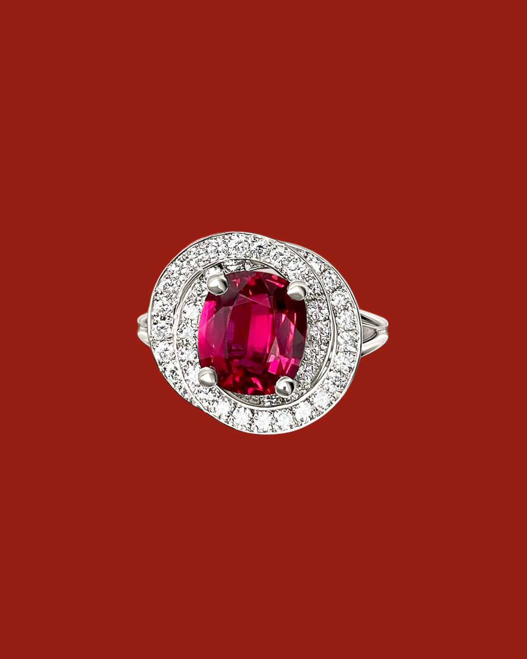 Bague de Fiançailles Rubis
