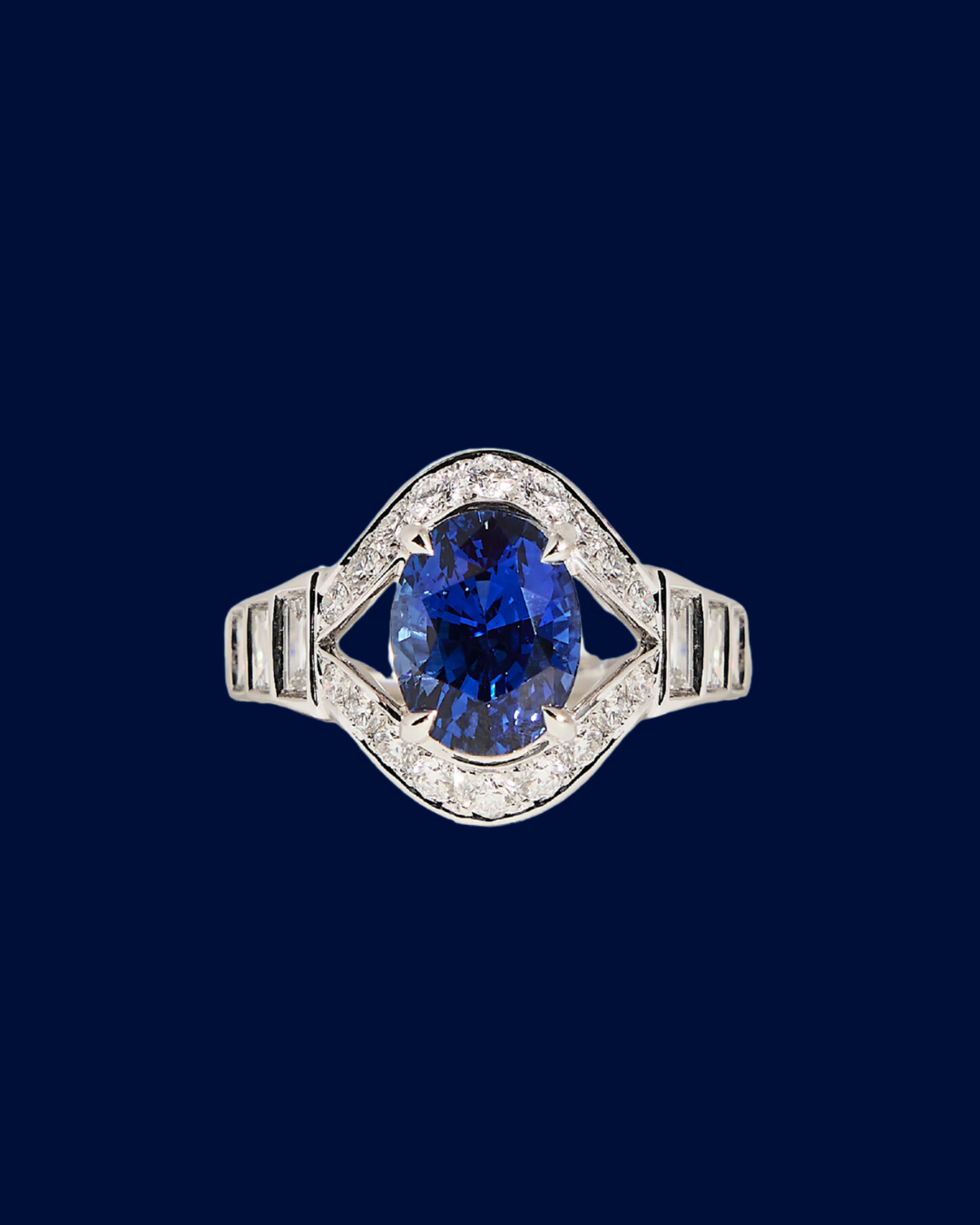 Bague Saphir Bleu