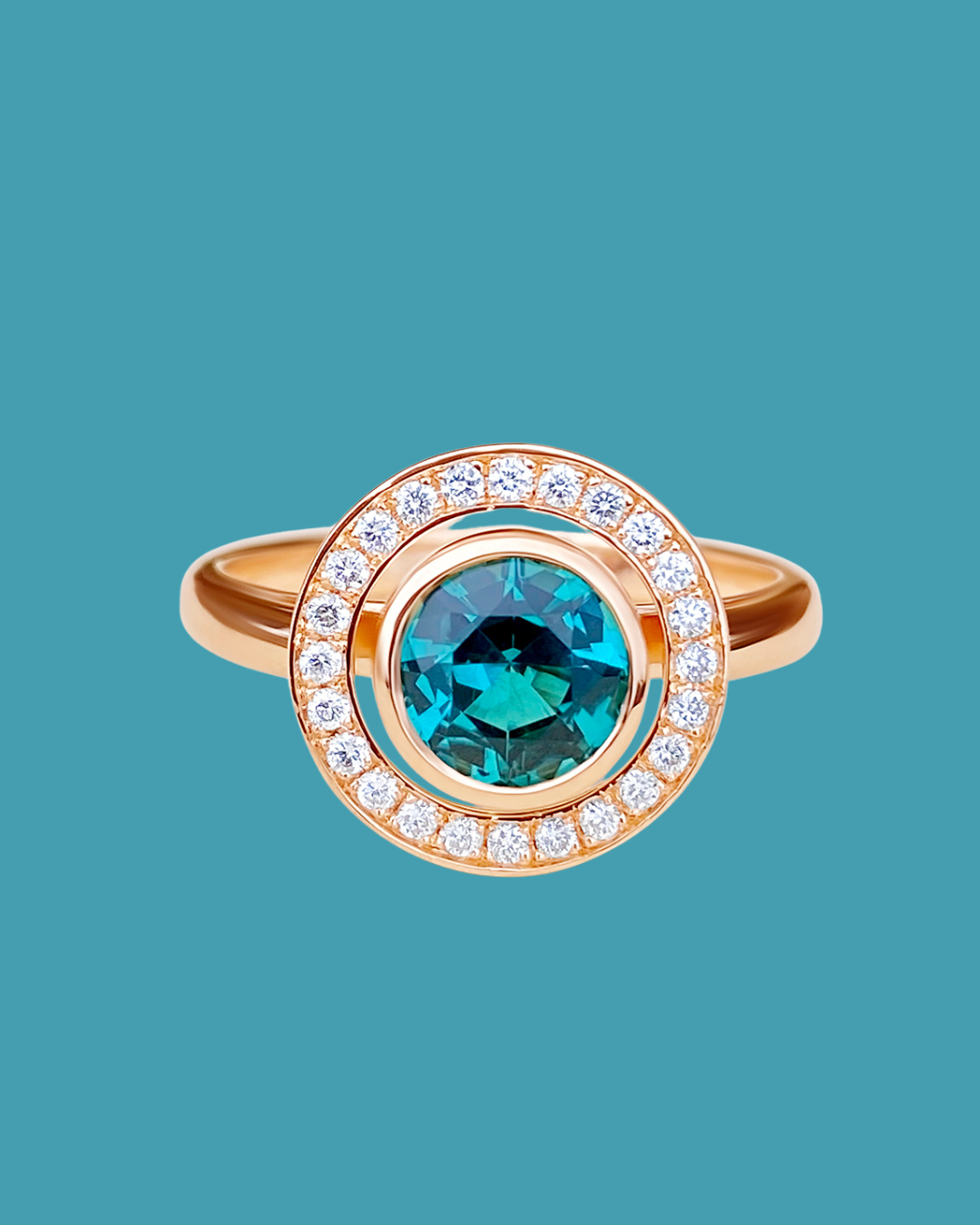 
            Bague de Fiançailles Tourmaline
          