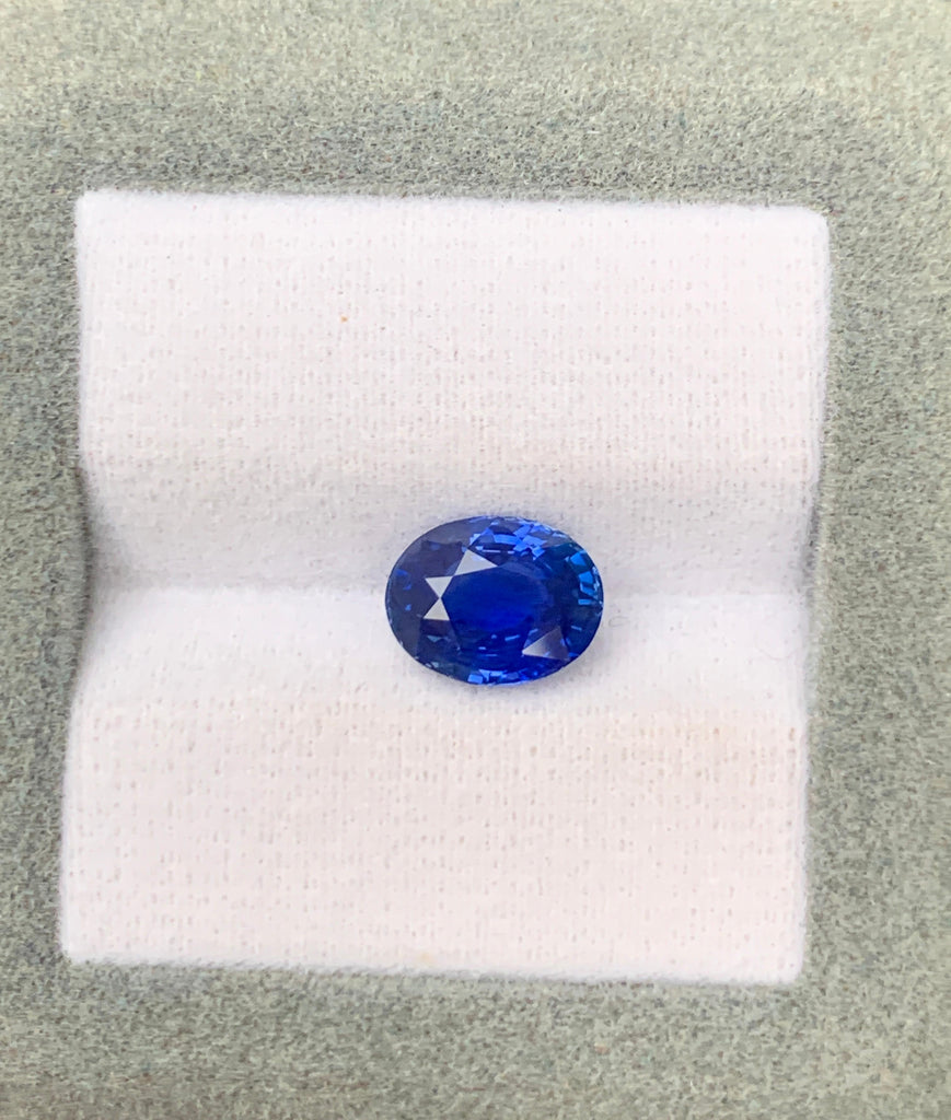 cornflower blue sapphire oval 2,50ct photo 1
