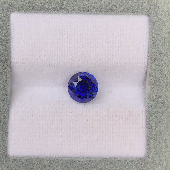 Royal Blue Sapphire Round 2,10ct