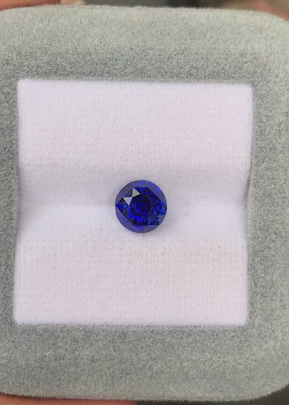 Royal Blue Sapphire Round 2,10ct