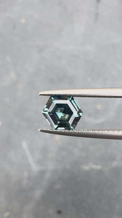 Saphir teal • 1,55ct