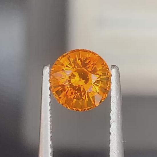 saphir-orange-rond-1-95-ct-video-1