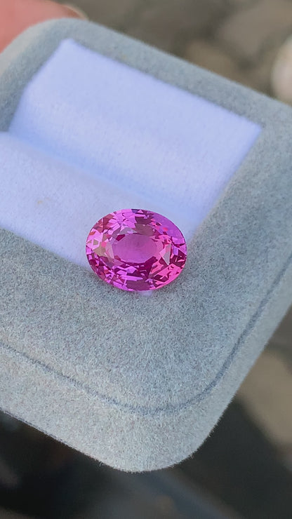 Saphir Rose • 7,05ct