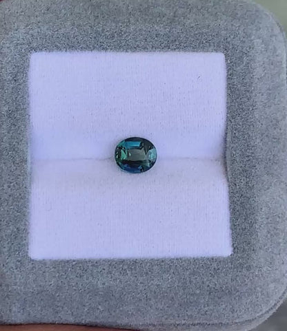 Saphir teal ·1,12ct