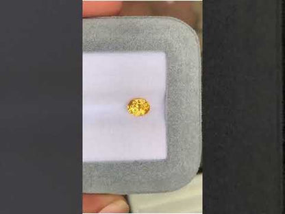 Saphir jaune du Sri Lanka