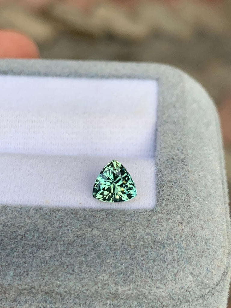 Saphir Teal 1,10ct, vue principale | Bonnot Paris
