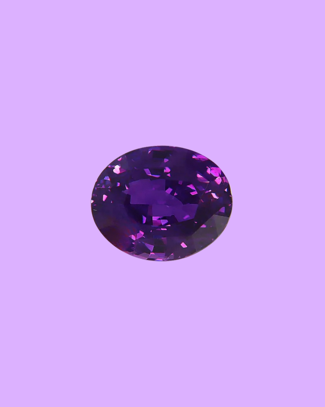 
            Bague de Fiançailles Saphir Violet
          